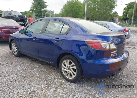 2013 Mazda Mazda3 I Touring z USA, uszkodzony, nr VIN JM1BL1V74D1767295